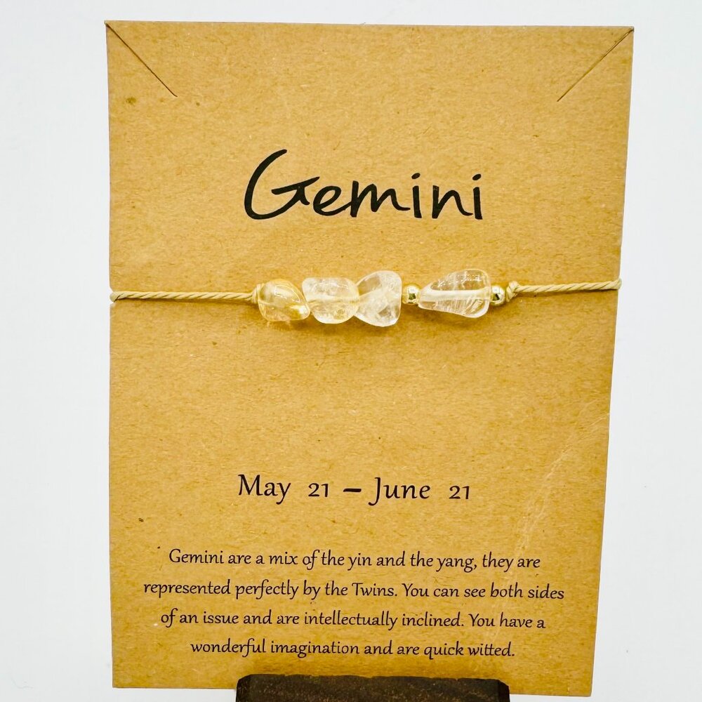 Gemini Stone Bracelet - NWT